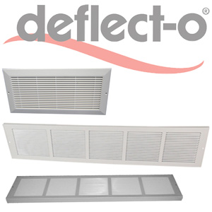 6" (15.2cm) wide Louvered Grills
