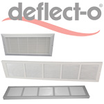 8" (15.2cm) wide Louvered Grills