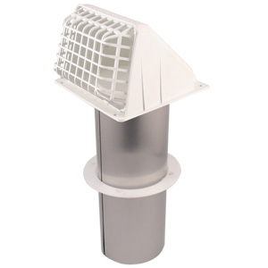 Deflect-0 RVHAW4S 4 Dryer Vent Hood with Standard Wide Mouth Vent Hood 